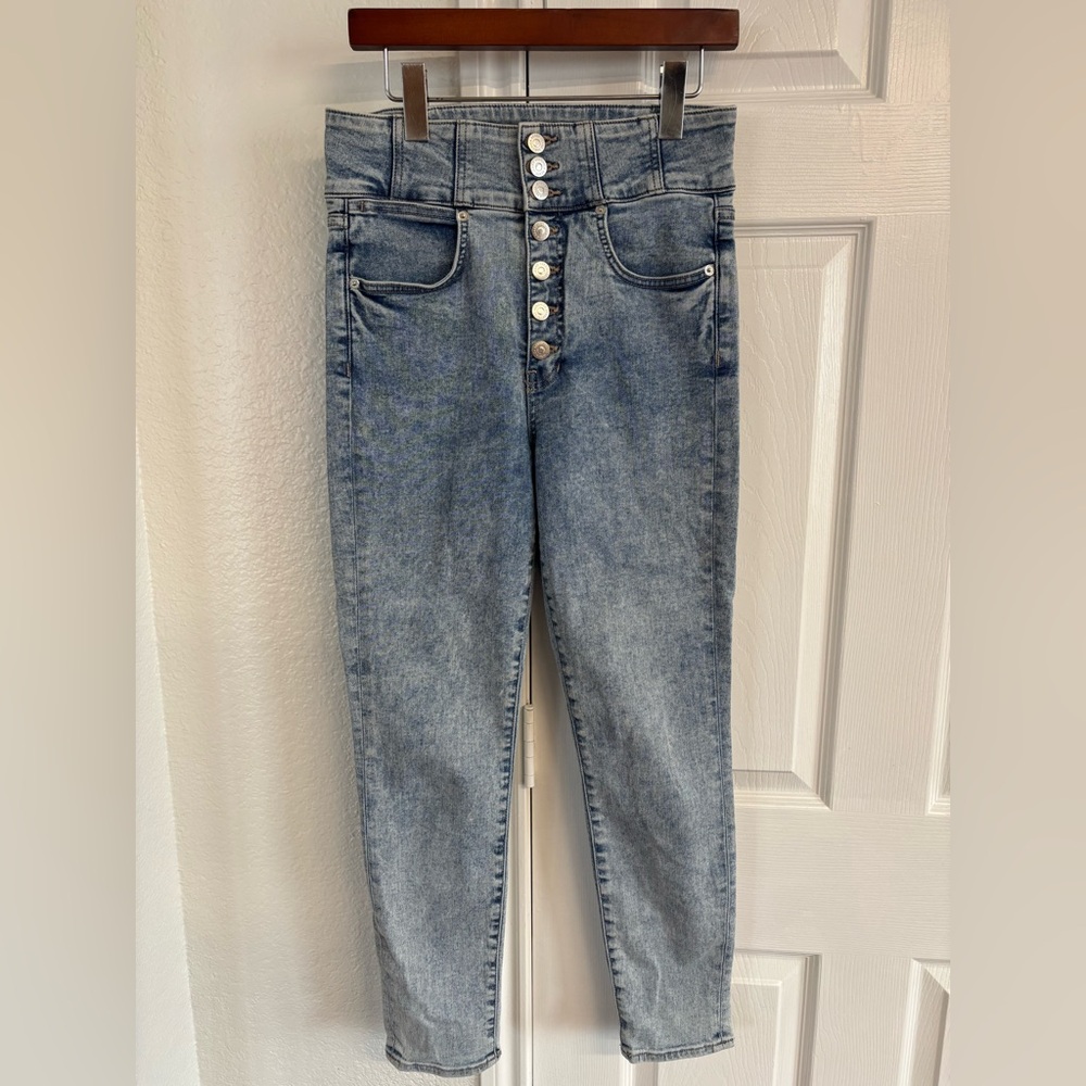 Veronica Beard Katherine‎ Corset Extra! High Rise Size 28 Glacier Blue